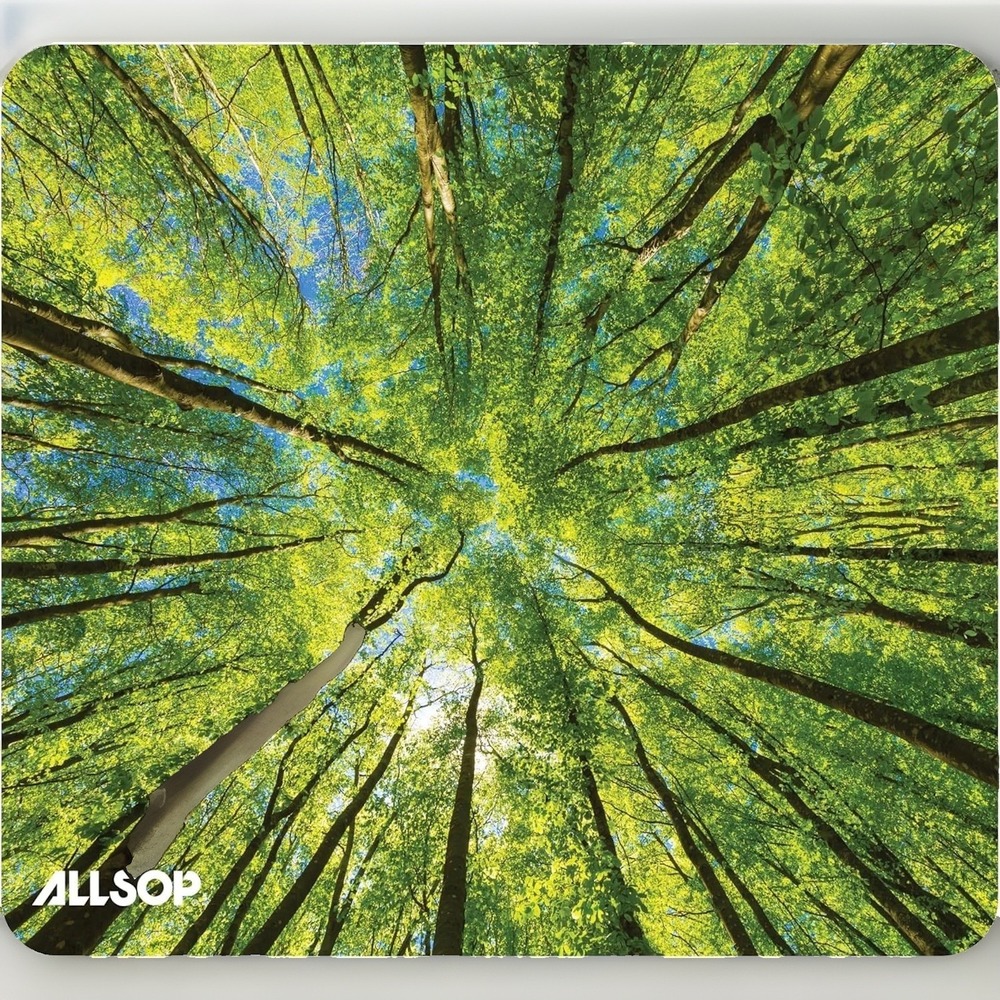 Allsop 32672 NatureSmart Mouse Pad Tree Tops Soft Non-Skid Glue-free Multicolor